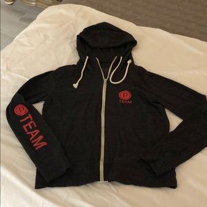 Pure barre Team Zip up hoodie